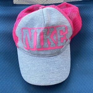 Nike Pink and Gray Mesh Cap